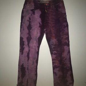 Dyed jeans